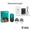 Pod-система Vaporesso Renova ZERO Pod Kit с ёмкостью батареи 650 mAh в чёрном цвете