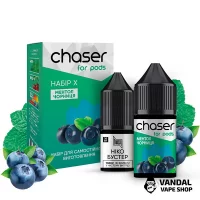 Готові набори для самозамісу Chaser X Kit 30 мл 30 мг - Blueberry Menthol