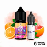 Набор Vape Mix Kit Orange Grapefruit, 30 мл 50 мг Hard Солевой