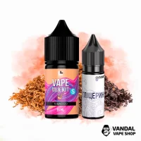 Набор Vape Mix Kit Tobacco, 30 мл 50 мг Hard Солевой