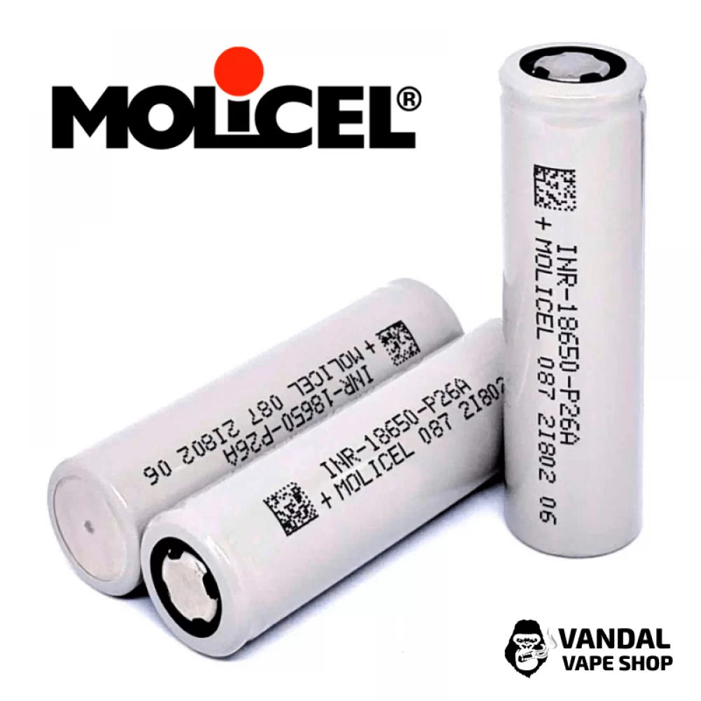 Аккумулятор Molicel 18650 P26A 2600mAh 35A (Original) 2546