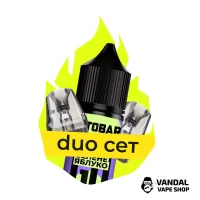 Комбинация OXVA Duo XLIM №3: Картридж OXVA XLIM V3 Top Fill 0.8 Ом + Картридж OXVA XLIM V3 Top Fill 0.8 Ом, 3.0 мл + Octobar Go Зеленое яблоко 30 мл 50 мг