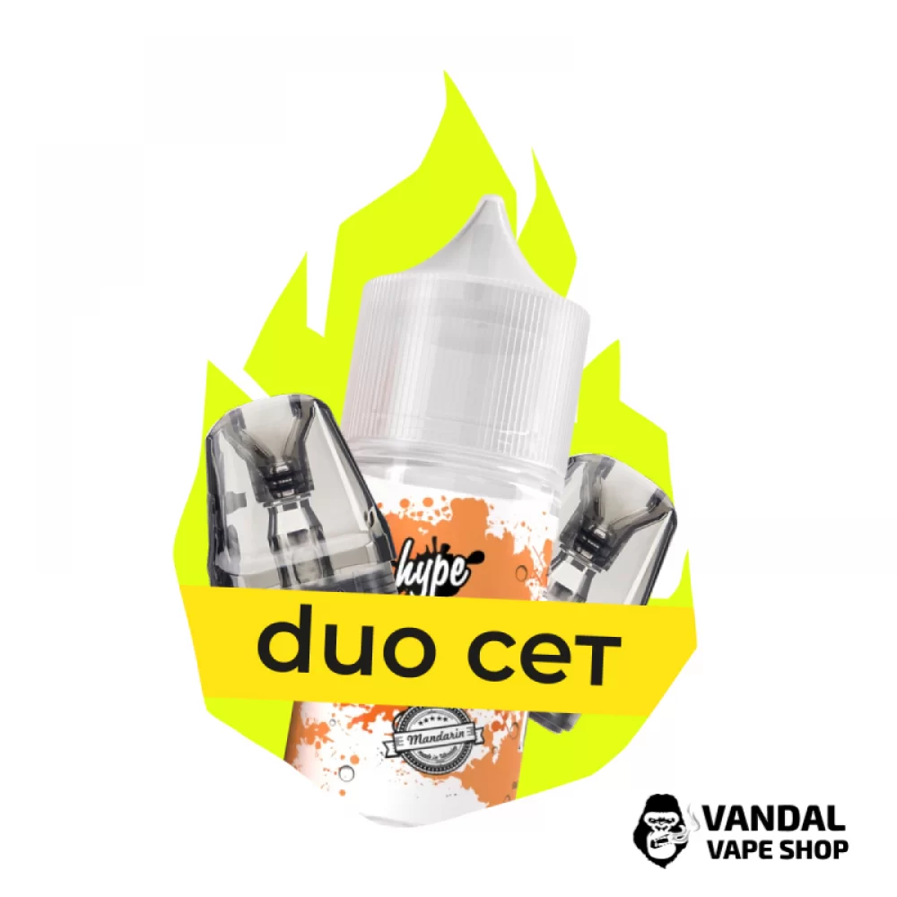Комбинация OXVA Duo XLIM №4: Картридж OXVA XLIM V3 Top Fill 0.8 Ом, 3.0 мл + Картридж OXVA XLIM V3 Top Fill 0.6 Ом + набор для самозамеса Hype Mandarin 30 мл 25 мг Комбинация OXVA Duo XLIM №4: Картридж OXVA XLIM V3 Top Fill 0.8 Ом, 3.0 мл + Картридж OXVA XLIM V3 Top Fill 0.6 Ом + набор для самозамеса Hype Mandarin 30 мл 25 мг