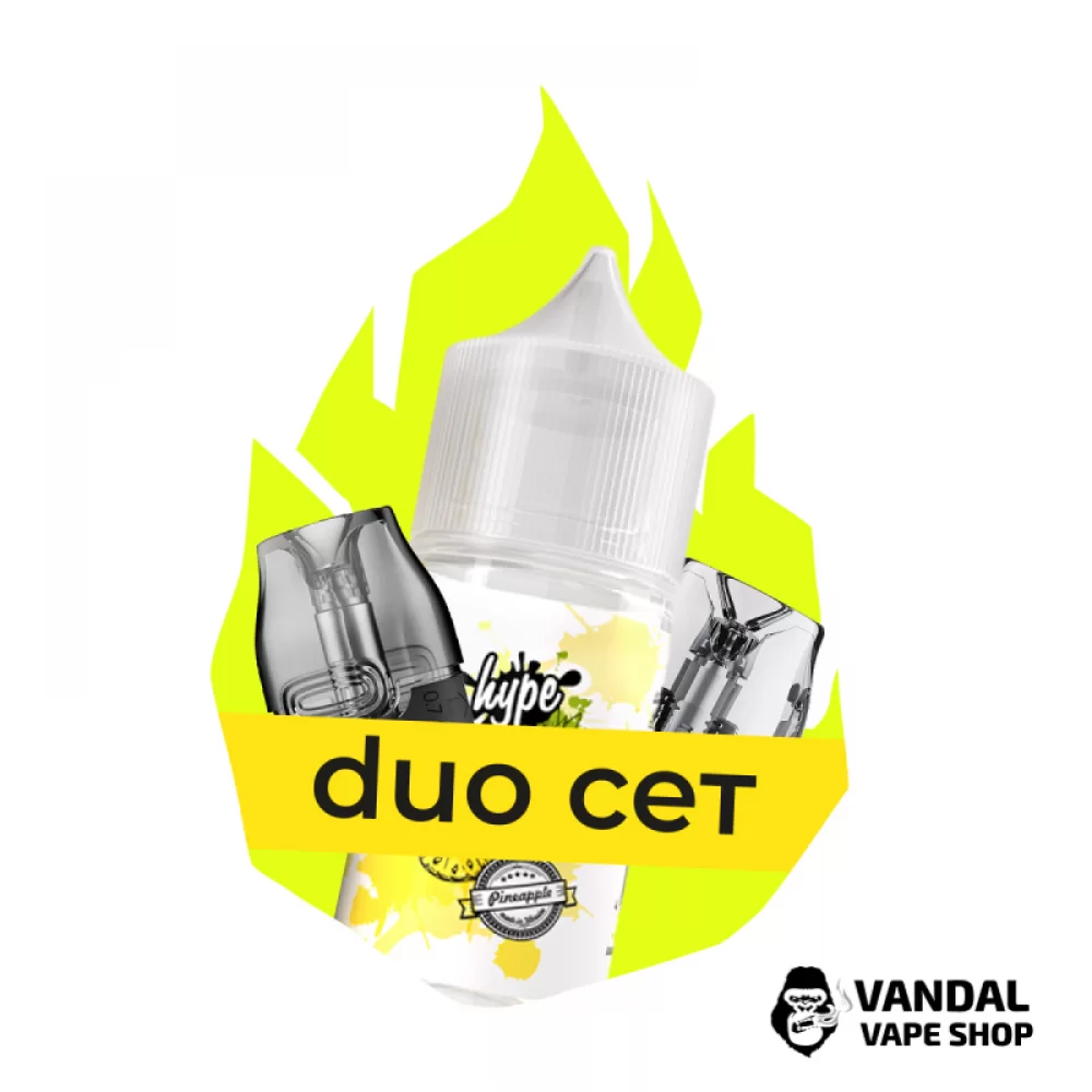 Комбинация Duo VMATE №4: Картридж Voopoo VMATE V3 (Top Fill) 1.0 Ом, 3 мл + Картридж Voopoo VMATE V2 0.7 Ом + набор для самозамеса Hype Pineapple 30 мл 25 мг Комбинация Duo VMATE №4: Картридж Voopoo VMATE V3 (Top Fill) 1.0 Ом, 3 мл + Картридж Voopoo VMATE V2 0.7 Ом + набор для самозамеса Hype Pineapple 30 мл 25 мг