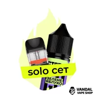 Комбинация Solo XROS №3: Картридж Vaporesso XROS Mini 0.6 Ом, 2 мл + Octobar Go Зеленое Яблоко 30 мл 50 мг