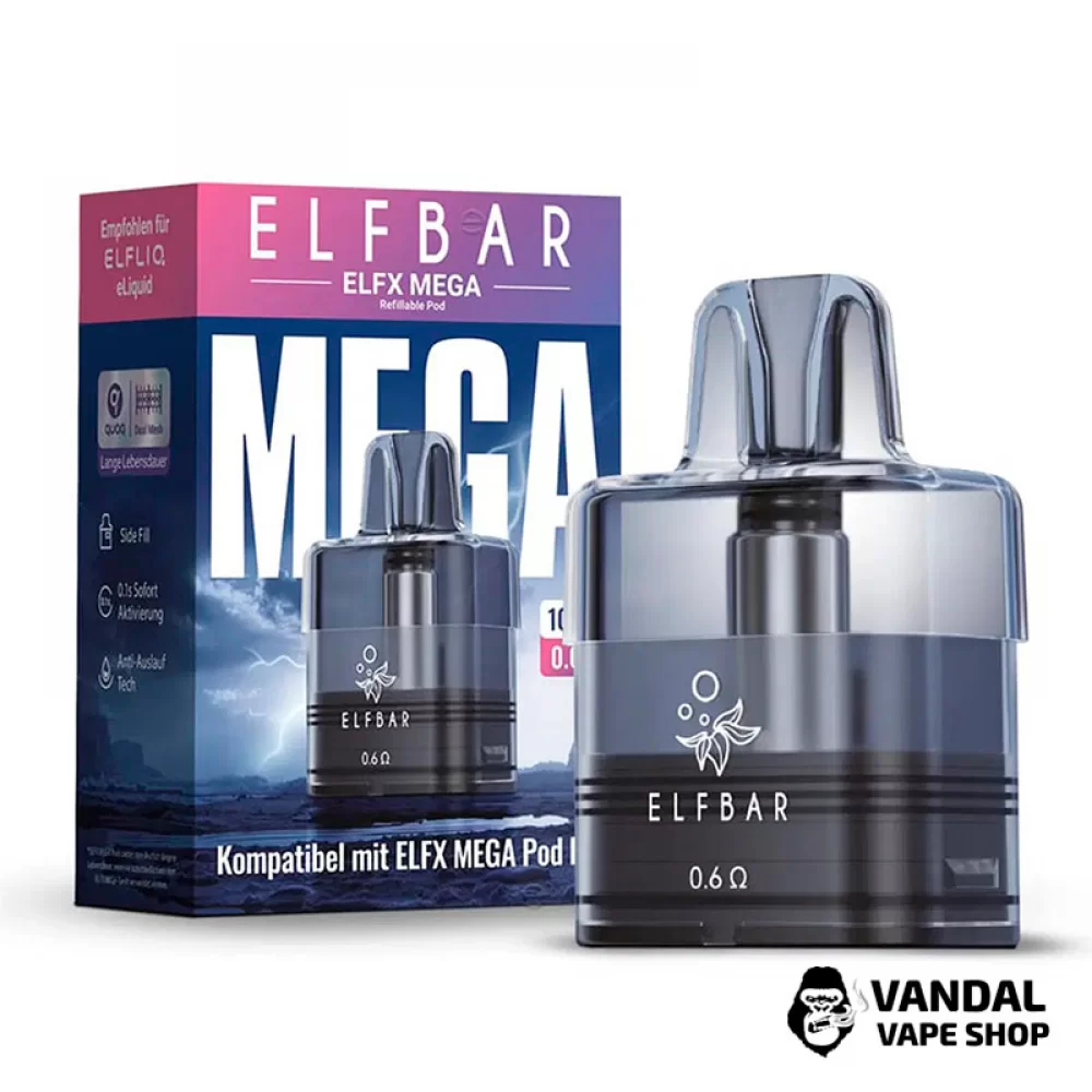 Сменный картридж Elf Bar ELFX Mega XL 0.6 Ом Сменный картридж Elf Bar ELFX Mega XL 0.6 Ом