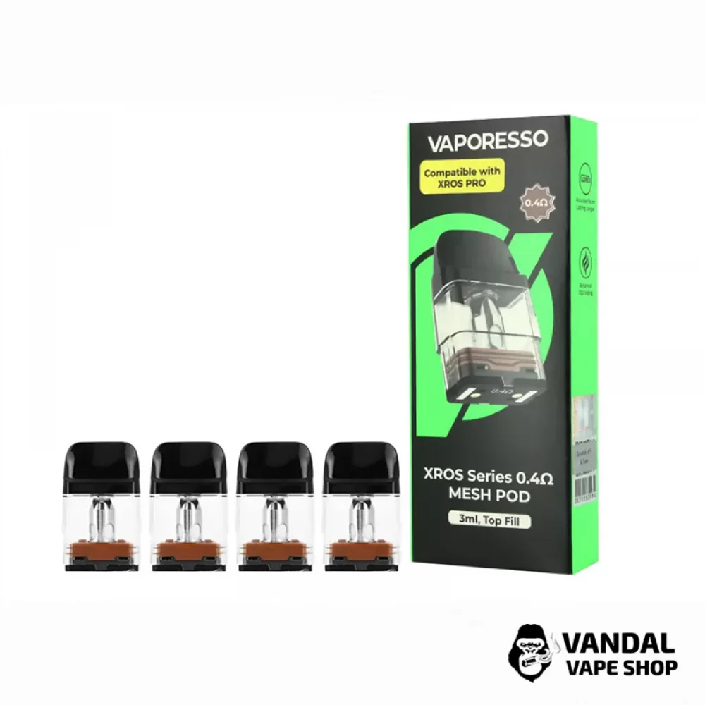 Картридж Vaporesso XROS PRO 3 мл, 0.4 Ом для Vaporesso XROS PRO