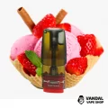 Заправленные картриджи для ELF BAR RF350 и MATE 500 2.0 Мл (1.2 Ом) со вкусом клубничного мороженого
