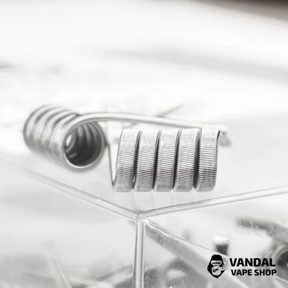 Готовая спираль Triple Fused 0.1 Ohm (Ni80) 0.4x3+n80/0.12