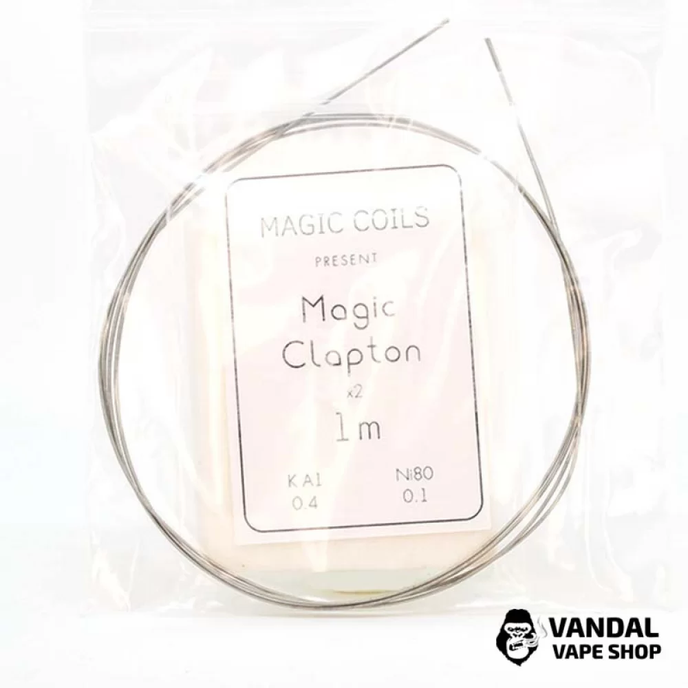 Проволока для спирали Magic Coils Clapton - Kanthal 0.4 мм Nichrome 0.1 мм 1 м