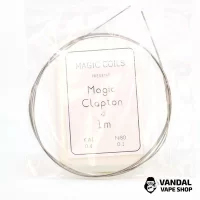 Проволока для спирали Magic Coils Clapton - Kanthal 0.4 мм Nichrome 0.1 мм 1 м
