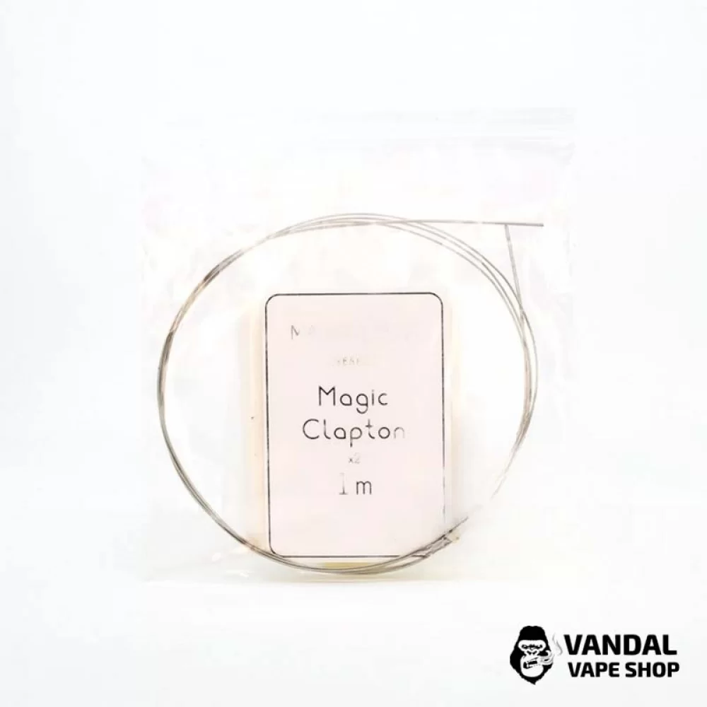 Дріт для спіралі Magic Coils Clapton - №66 SS316 0.3 мм Nichrome 0.1 мм 1 м Дріт для спіралі Magic Coils Clapton - №66 SS316 0.3 мм Nichrome 0.1 мм 1 м