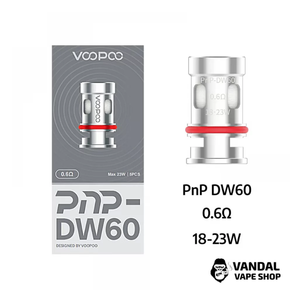 Оригинальный Сменный Испаритель Voopoo PnP DW60 с сопротивлением 0.6 Ом