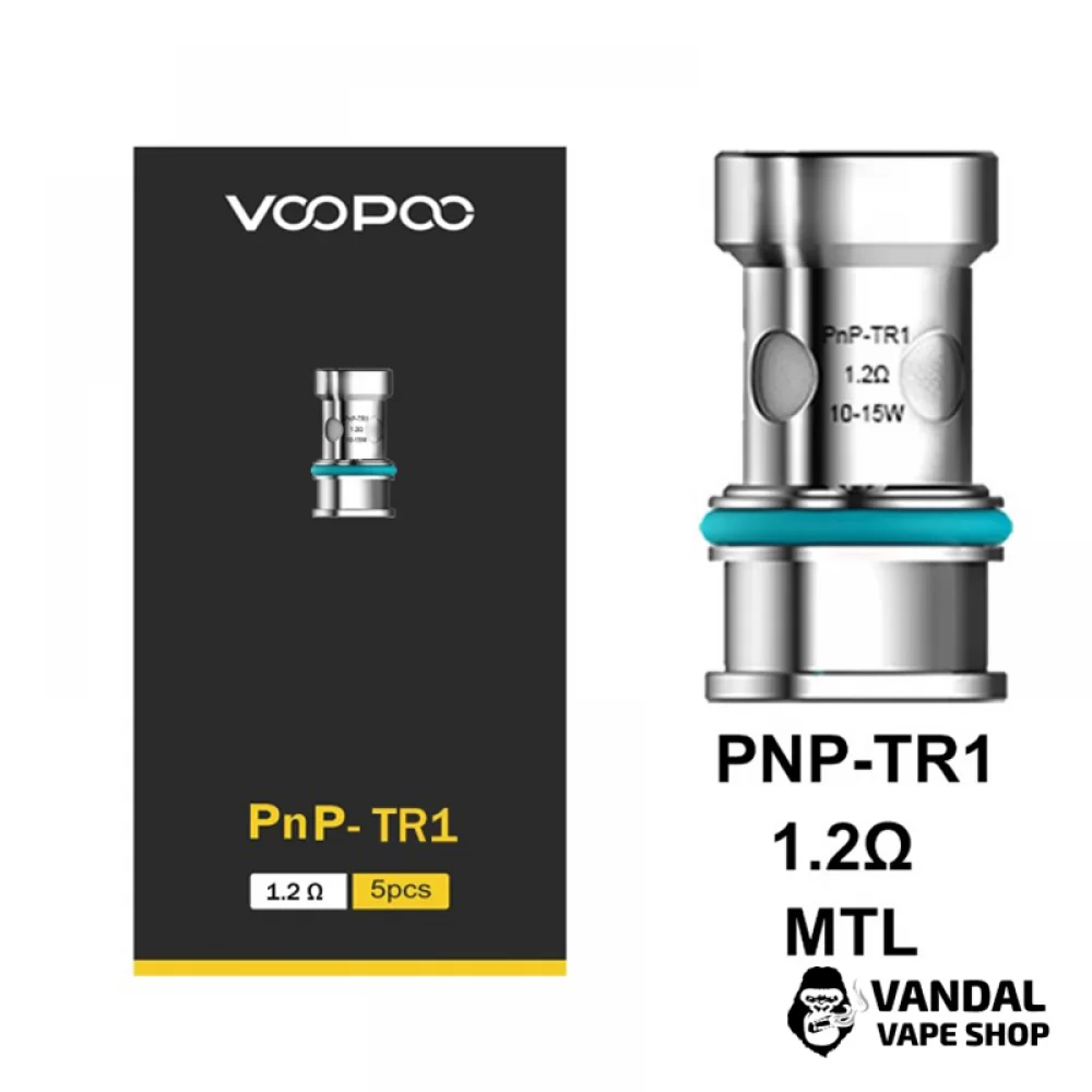 Оригинальный Сменный Испаритель Voopoo PnP TR1 Coil с сопротивлением 1.2 Ом