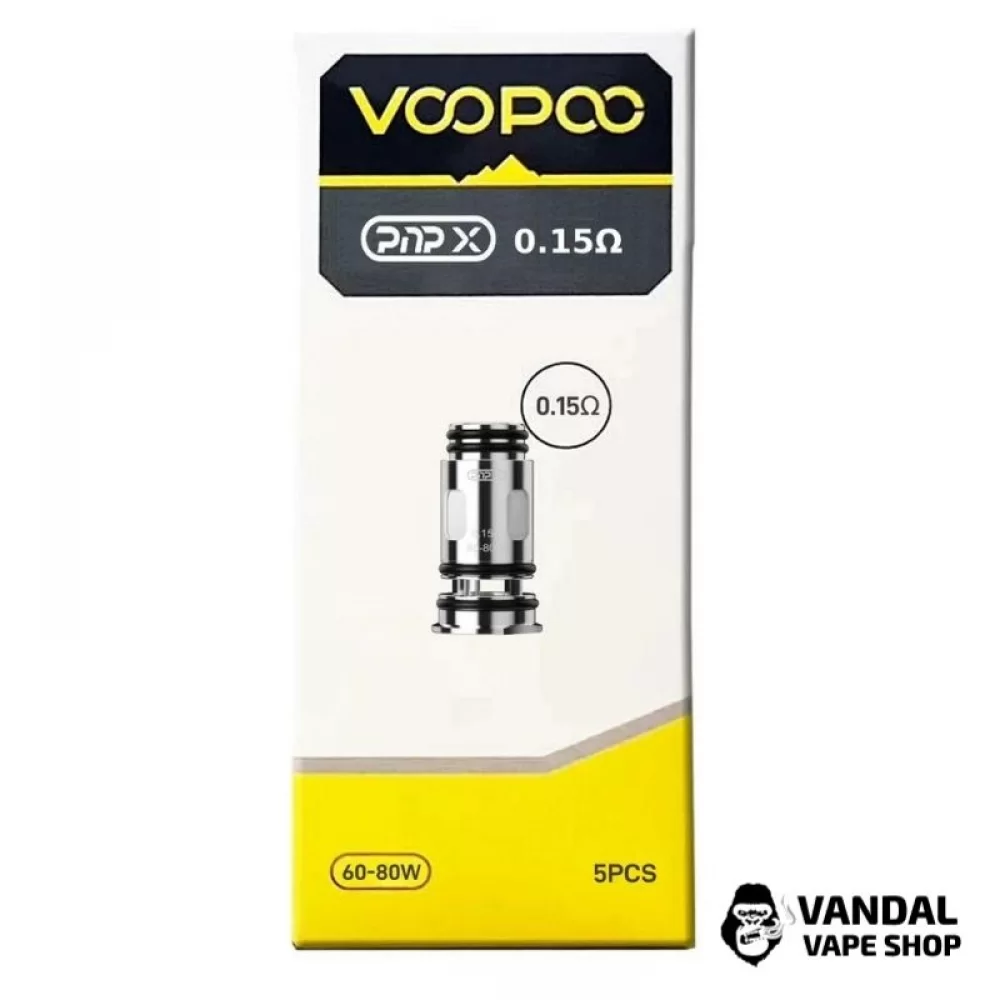 Оригинальный Сменный Испаритель VooPoo PnP X 0.15 Ом