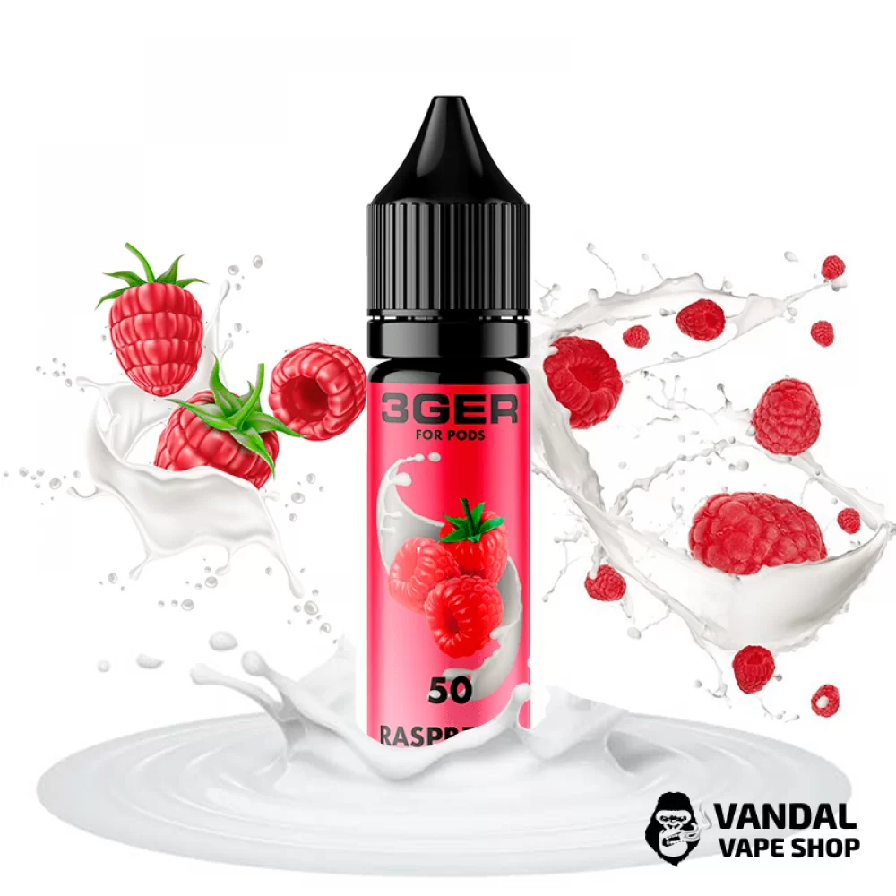 3Ger Salt - Raspberry Cream 15 мл 25 мг 3Ger Salt - Raspberry Cream 15 мл 25 мг