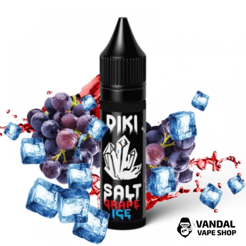 Жидкость Diki Salt 50мг, 15мл НА СОЛЕВОМ НИКОТИНЕ со вкусом со вкусом винограда с холодком