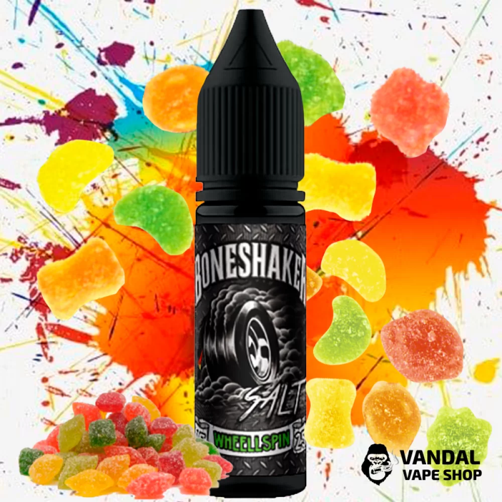 Солевая жидкость Boneshaker Salt - 15 мл, 50 мг со вкусом леденцов монпасье