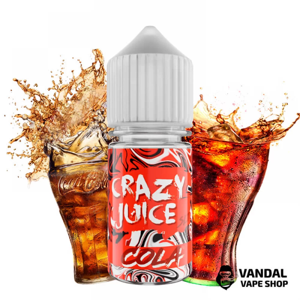 ЖИДКОСТЬ Crazy Juice Salt 30 мл НА СОЛЕВОМ НИКОТИНЕ 30 мг со вкусом колы ЖИДКОСТЬ Crazy Juice Salt 30 мл НА СОЛЕВОМ НИКОТИНЕ 30 мг со вкусом колы