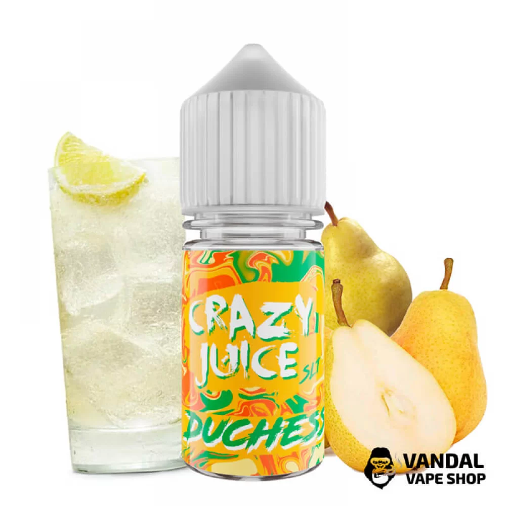 ЖИДКОСТЬ Crazy Juice Salt 30 мл НА СОЛЕВОМ НИКОТИНЕ 30 мг со вкусом грушевой газировки ЖИДКОСТЬ Crazy Juice Salt 30 мл НА СОЛЕВОМ НИКОТИНЕ 30 мг со вкусом грушевой газировки