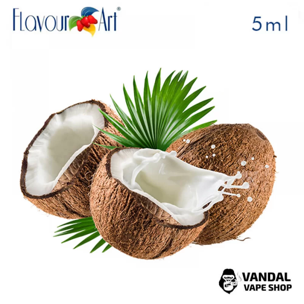 Ароматизатор FlavourArt 5 мл со вкусом кокоса Ароматизатор FlavourArt 5 мл со вкусом кокоса