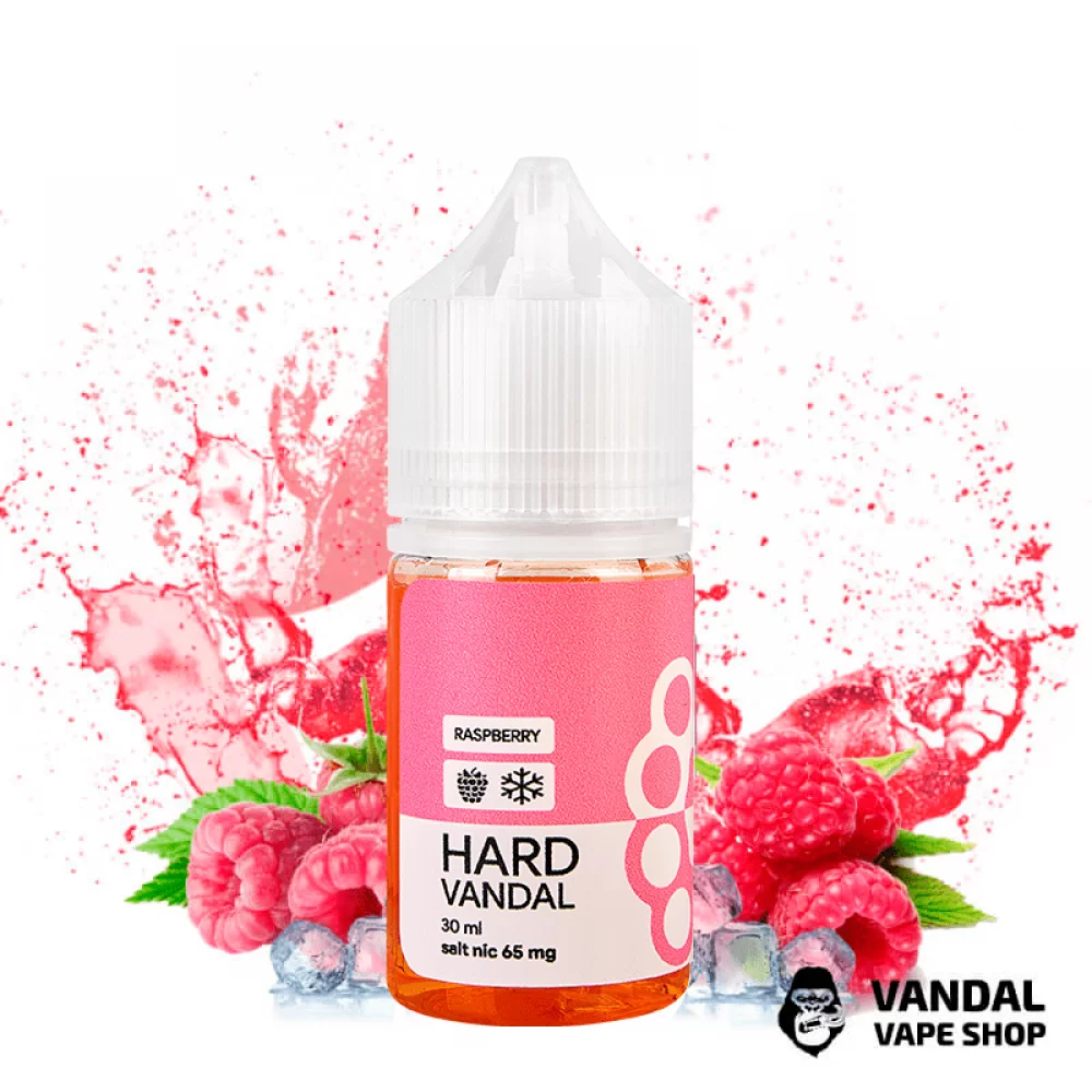 ЖИДКОСТЬ HARD VANDAL - Ice Raspberry 30 мл 65 мг НА СОЛЕВОМ НИКОТИНЕ СО ВКУСОМ холодной малины ЖИДКОСТЬ HARD VANDAL - Ice Raspberry 30 мл 65 мг НА СОЛЕВОМ НИКОТИНЕ СО ВКУСОМ холодной малины