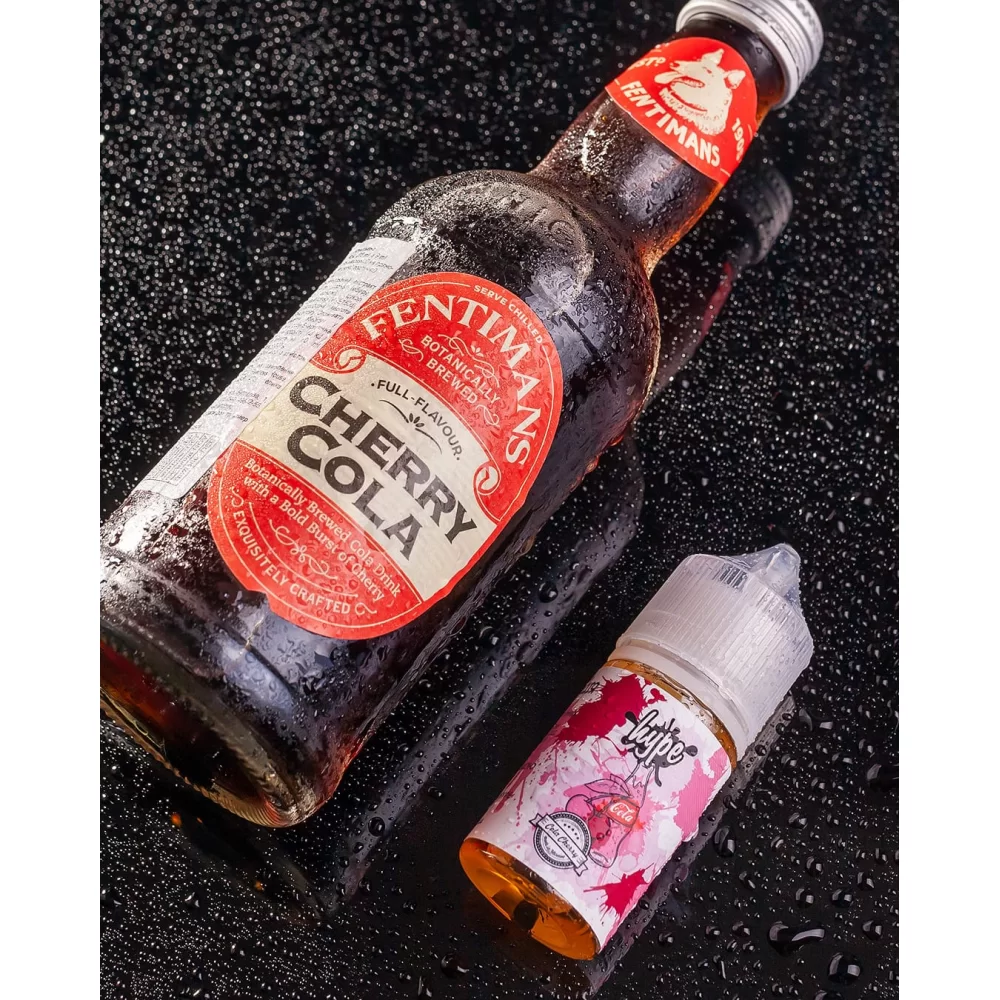 ЖИДКОСТЬ hype - Cola Cherry 30 мл 35 мг НА СОЛЕВОМ НИКОТИНЕ СО ВКУСОМ колы и вишни