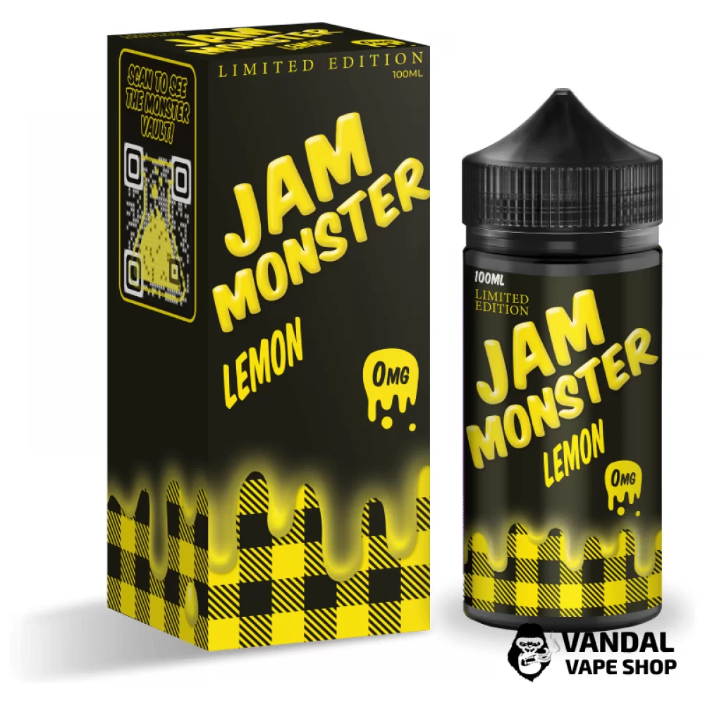 Преміальна сольова рідина Jam Monster Salt 30 мл, 48 мг зі смаком лимонного джему