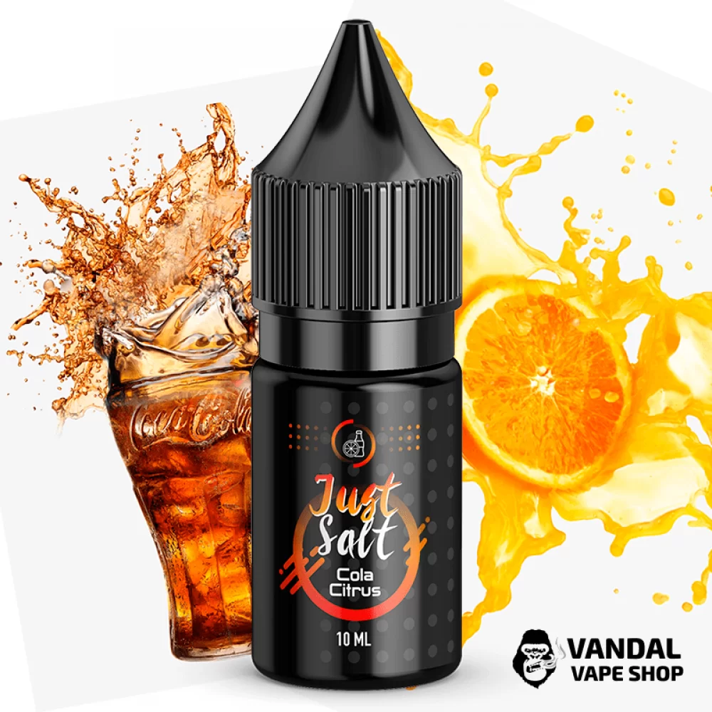 ЖИДКОСТЬ JUST SALT 10 мл, 25 мг Currant Black НА СОЛЕВОМ НИКОТИНЕ со вкусом колы с цитрусом ЖИДКОСТЬ JUST SALT 10 мл, 25 мг Currant Black НА СОЛЕВОМ НИКОТИНЕ со вкусом колы с цитрусом