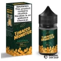Премиальная солевая жидкость Tobacco Monster Salt 30 мл, 60 мг со вкусом табака с ментолом