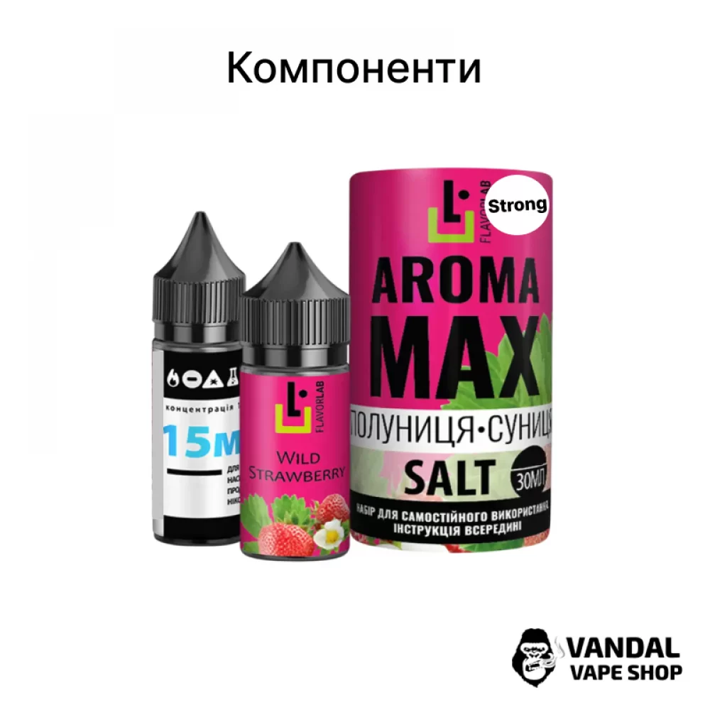 Набор для самозамеса Aroma MAX Salt Strong 30 мл 50 мг со вкусом манго и дыни