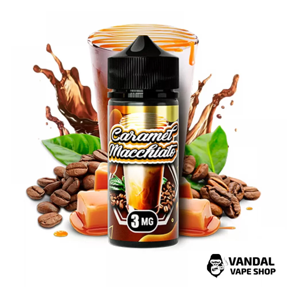 Жидкость Marvellous Brew 100 мл на органическом никотине 3 мг со вкусом маккиато с карамелью