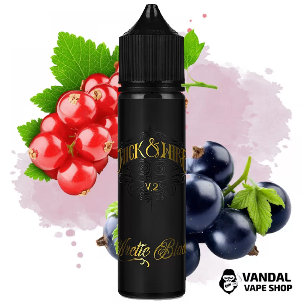 Жидкость Wick&Wire V2 60 мл на органическом никотине 1.5 мг со вкусом красной и черной смородины с холодком Жидкость Wick&Wire V2 60 мл на органическом никотине 1.5 мг со вкусом красной и черной смородины с холодком