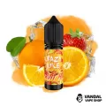 Рідина Crazy Juice Salt 15 мл на сольовому нікотині 30 мг зі смаком апельсина і полуниці
