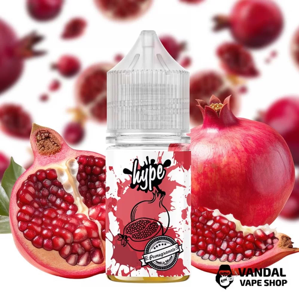 ЖИДКОСТЬ hype - Pomegranate 30 мл 25 мг НА СОЛЕВОМ НИКОТИНЕ СО ВКУСОМ граната ЖИДКОСТЬ hype - Pomegranate 30 мл 25 мг НА СОЛЕВОМ НИКОТИНЕ СО ВКУСОМ граната