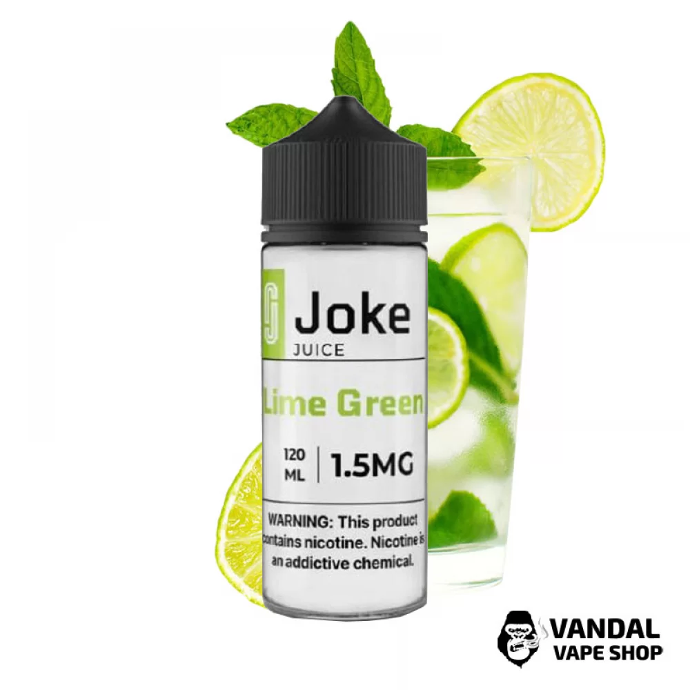 Жидкость Joke 120 мл на органическом никотине 6 мг со вкусом коктейль с лимоном и лаймом Жидкость Joke 120 мл на органическом никотине 6 мг со вкусом коктейль с лимоном и лаймом