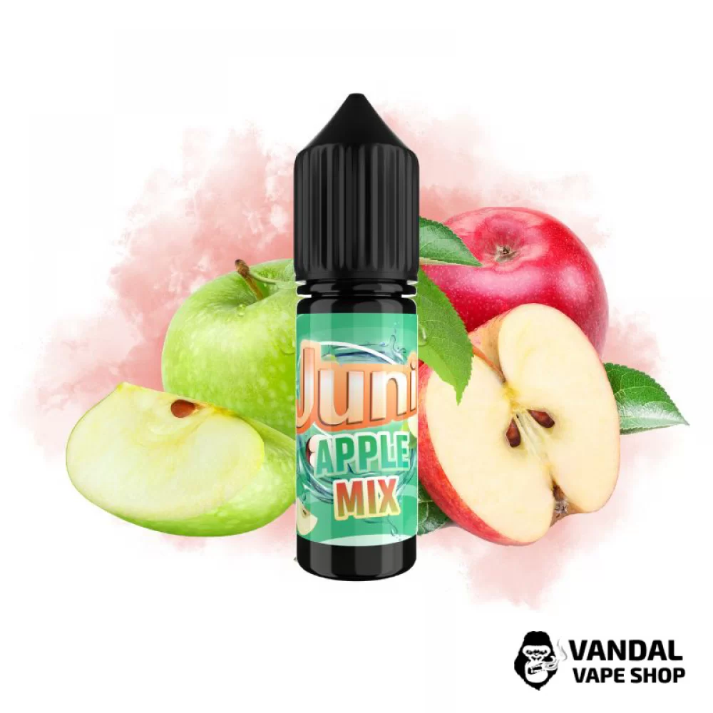 ЖИДКОСТЬ Juni SLT - Apple Mix 15 мл 30 мг - со вкусом зеленых и красных яблок