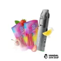 Набор L 2.0: подсистема Voopoo VMATE Pro 2 в темно-сером цвете + 2 набора для самозамеса Lucky 30 мл 50 мг со вкусом вишневого лимонада/клубники