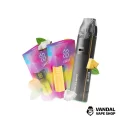 Набір L 2.0: подсистема Voopoo VMATE Pro 2 у чорному кольорі + 2 набори для самозамісу Lucky 30 мл 65 мг зі смаком ананасу з ментолом / кокосу з динею