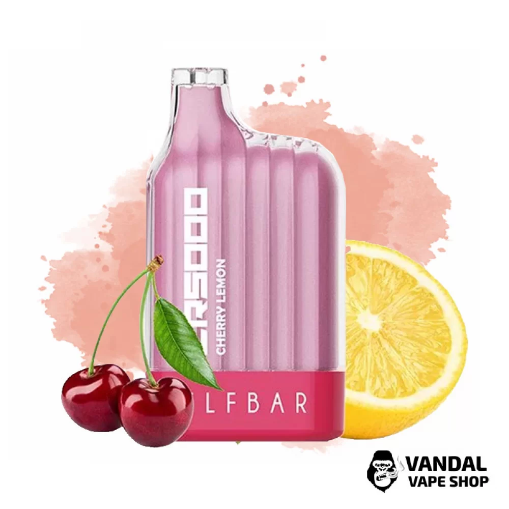 Одноразова Pod система Elf Bar CR5000 50 мг 650 мАг на 5000 затяжок зі смаком вишні, лимона