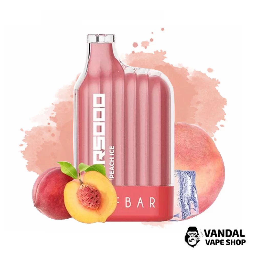 Одноразовая Pod система Elf Bar CR5000 50 мг 650 мАч на 5000 затяжек со вкусом персика и льда