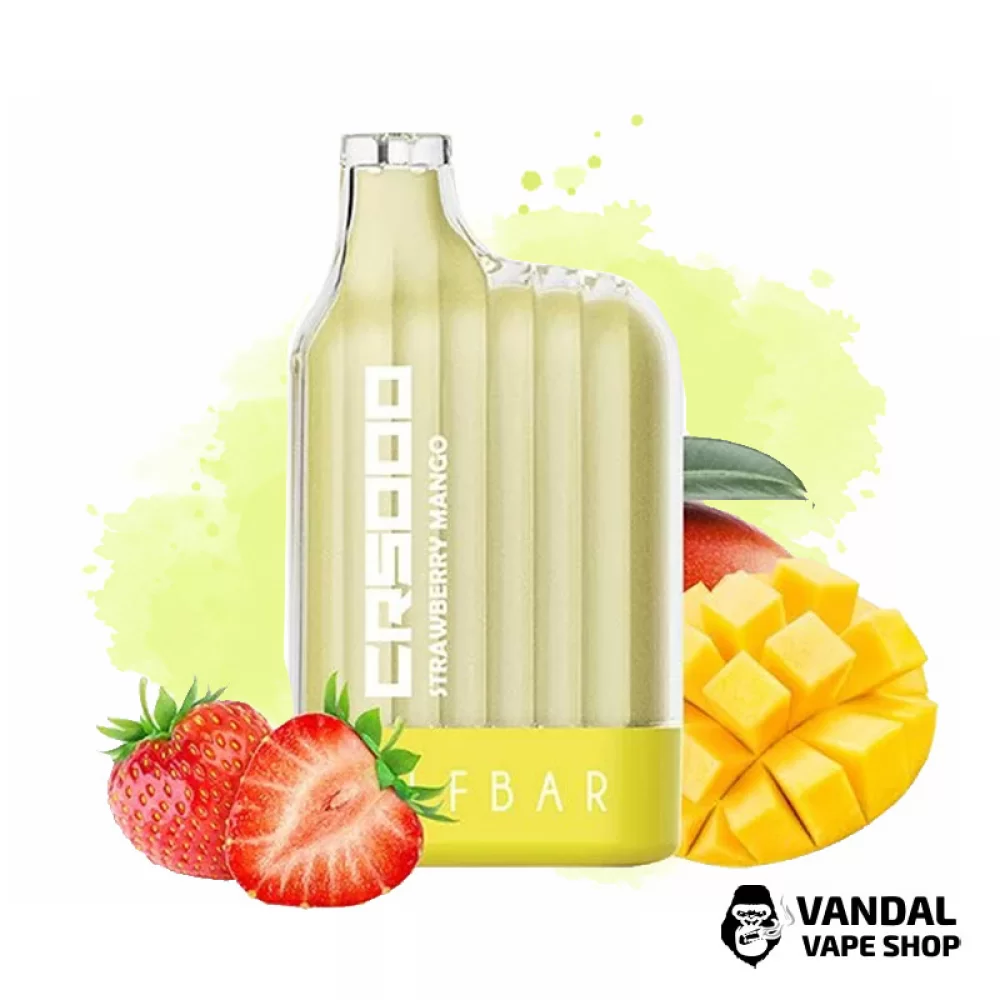 Одноразовая Pod система Elf Bar CR5000 50 мг 650 мАч на 5000 затяжек со вкусом манго и клубники