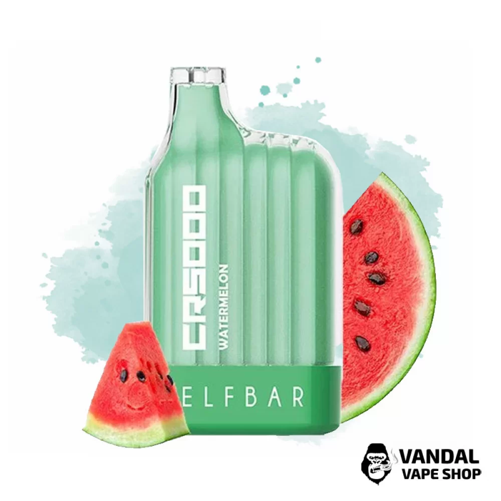 Одноразовая Pod система Elf Bar CR5000 50 мг 650 мАч на 5000 затяжек со вкусом арбуза