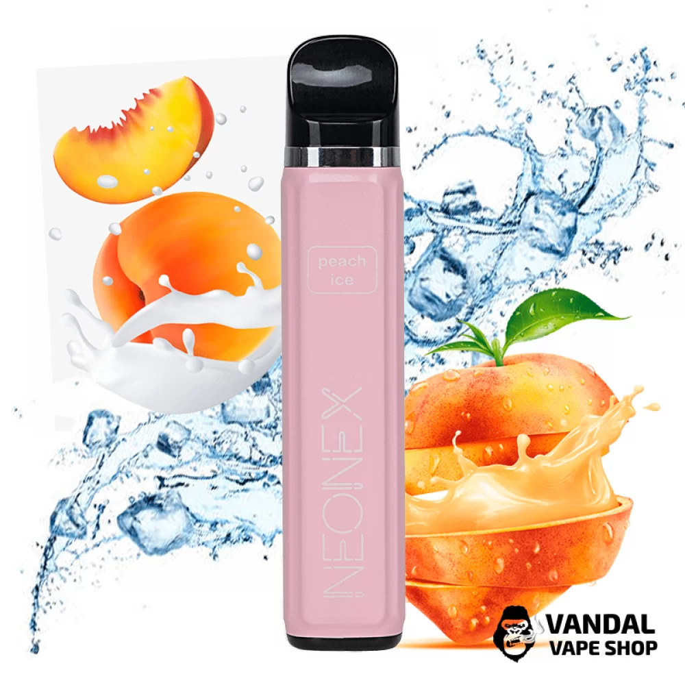Одноразовая Pod система Neonex Disposable Pod Kit 4.5% 550 mAh Banana Ice на 1500 затяжек со вкусом персика с холодком Одноразовая Pod система Neonex Disposable Pod Kit 4.5% 550 mAh Banana Ice на 1500 затяжек со вкусом персика с холодком