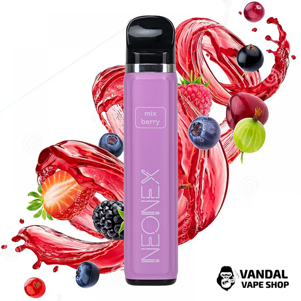 Одноразовая Pod система Neonex Disposable Pod Kit 4.5% 550 mAh Banana Ice на 1500 затяжек со вкусом ягод