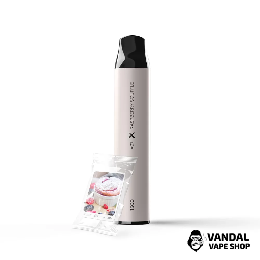 Одноразовий Pod SAB 1500 Disposable Pod 850 мАг 5% на 1500 затяжок зі смаком випічка з малини Одноразовий Pod SAB 1500 Disposable Pod 850 мАг 5% на 1500 затяжок зі смаком випічка з малини