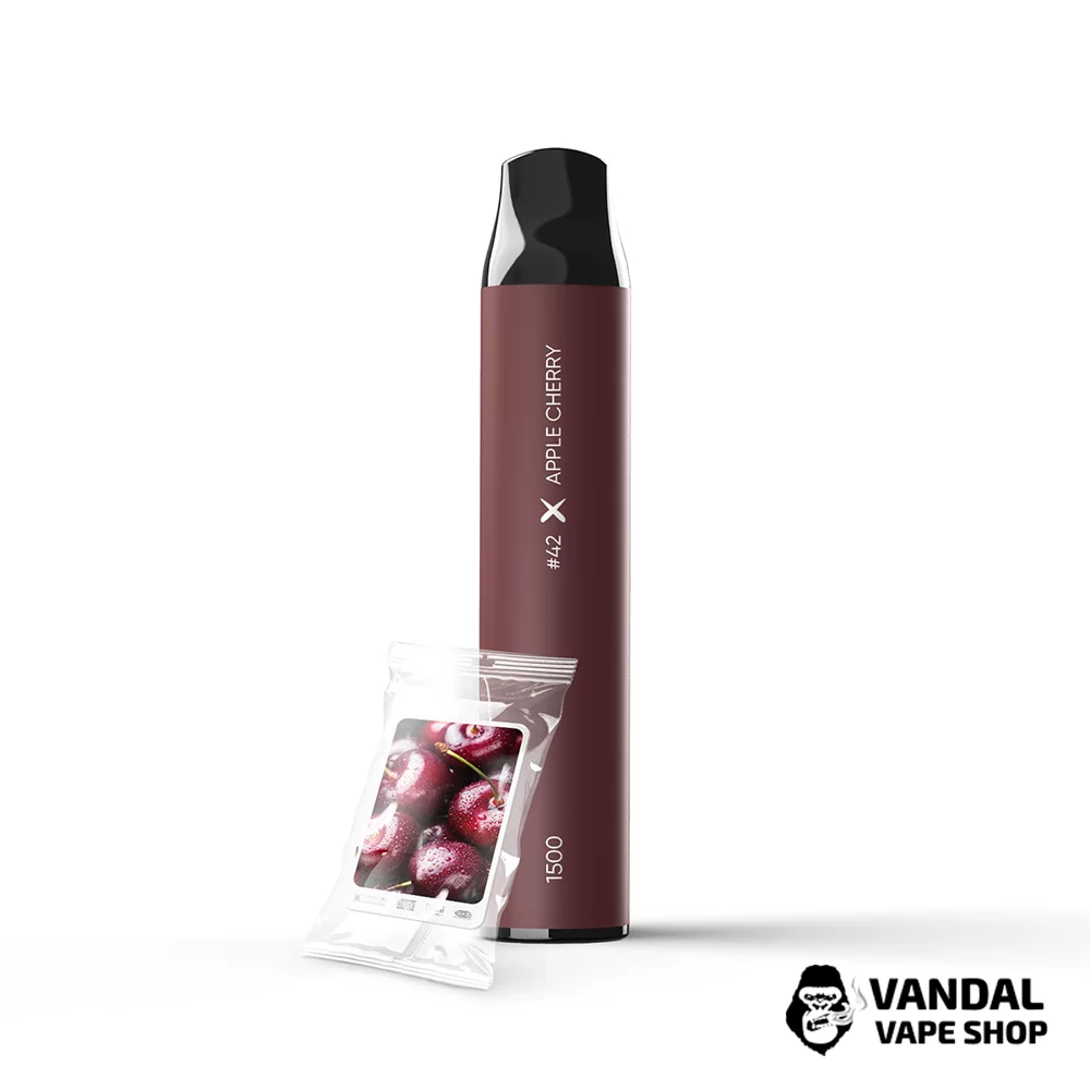 Одноразовый Pod SAB 1500 Disposable Pod 850 мАг 5% на 1500 затяжек со вкусом яблок и вишни Одноразовый Pod SAB 1500 Disposable Pod 850 мАг 5% на 1500 затяжек со вкусом яблок и вишни