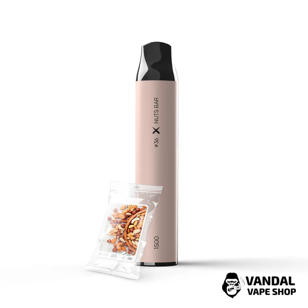 Одноразовый Pod SAB 1500 Disposable Pod 850 мАг 5% на 1500 затяжек со вкусом орехов Одноразовый Pod SAB 1500 Disposable Pod 850 мАг 5% на 1500 затяжек со вкусом орехов