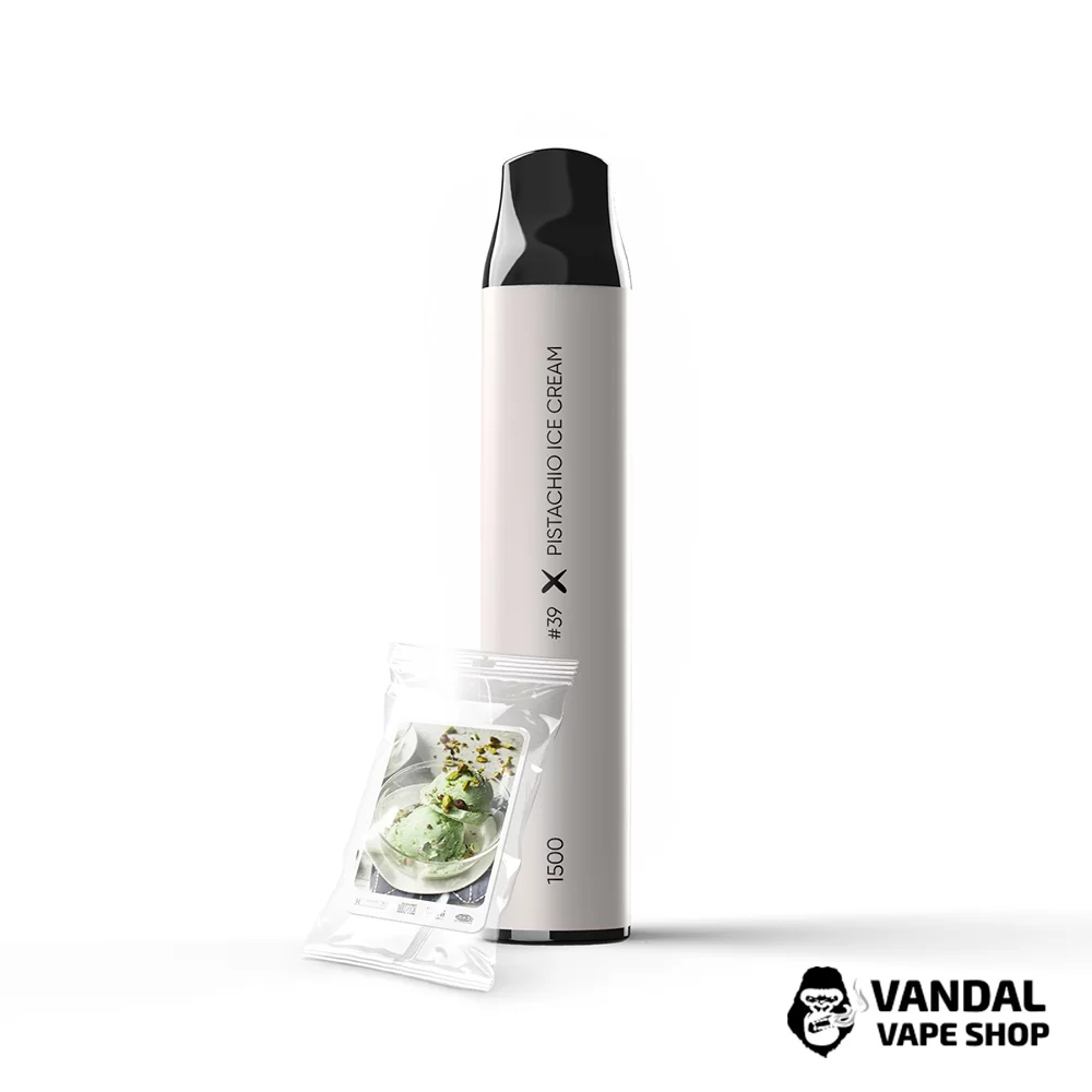 Одноразовый Pod SAB 1500 Disposable Pod 850 мАг 5% на 1500 затяжек со вкусом фисташкового мороженого