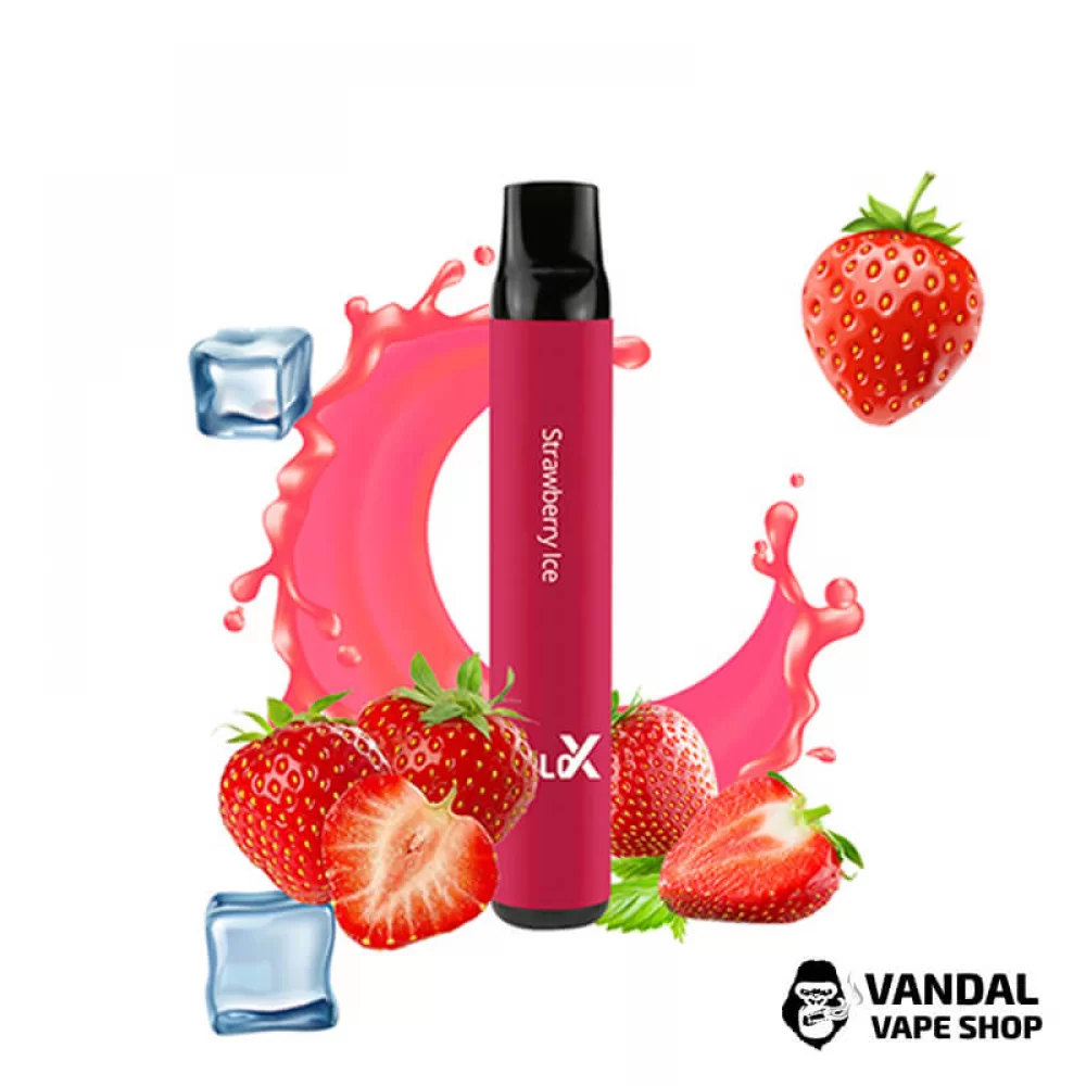 Одноразовая Pod система Vapeman SOLO X 50 мг 850 мАч на 1500 затяжек со вкусом клубники со льдом